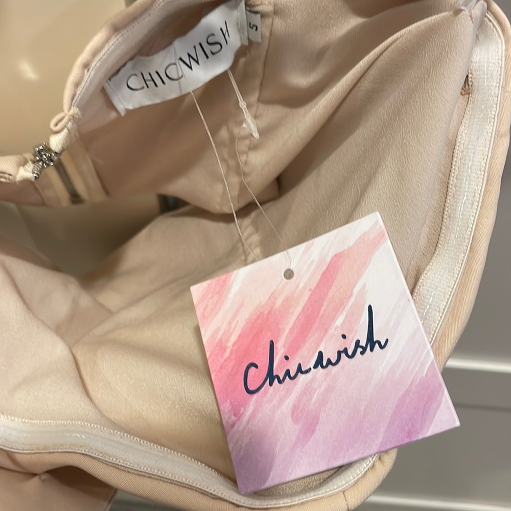 Chicwish tie cropped halter top